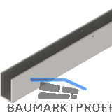 SOLIDO 100/HELM 140/GT-S 150 U-Blende auf Ma� L=6000 mm Edelstahl-Effekt