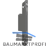 Schlie�blech STV FL4/A13 f�r Schwenkriegel, 140 x 21,5 x 11mm, silber