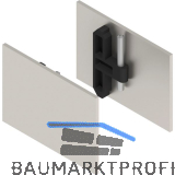 HELM GT-L Abdeckkappen-Set f�r Seitenteil Aluminium Edelstahl-Effekt