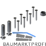 HAWA Junior 100/Z Aufh�ngeschrauben-Set M10 zu Zweiwegaufh�ngung