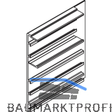 HAWA-Junior 80/100 Z Abdeckkappe Clipblende 59 mm rechts silber