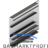 HAWA-Junior 80/100 B Abdeckkappe Clipblende 53 mm rechts silber