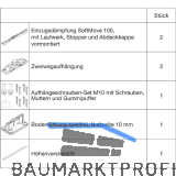 HAWA Junior 100/Z Beschlagset Holz SoftMove (30244)