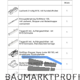 HAWA Junior 100/B-Pocket Beschlagset Holz SoftStop/SoftMove (30253)