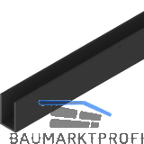 SOLIDO 100/HELM 140/GT-S 150 U-Blende auf Ma� L=6000 mm schwarz matt