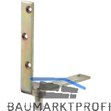 F�hrungsrolle HELM 350, links, Stahl verzinkt, gelb