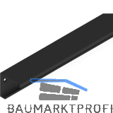 HELM GT-L Laufschiene Wandmontage auf Ma� Aluminium schwarz matt