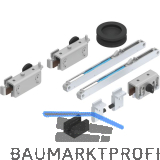 HELM GT-L 50 Beschlagset Glas 8-10 mm ohne Laufschiene 50 kg schwarz matt