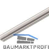 SOLIDO/HELM Blende zu Anschlagschiene L=2500 mm auf Ma� Edelstahl-Effekt