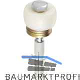 F�hrungsrolle HELM 459 D�, Kunststoff wei�/U-Scheiben Stahl verzinkt, gelb