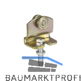 Rollapparat HELM 590 einpaarig, Stahl verzinkt, gelb