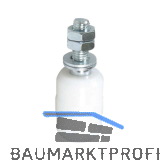 F�hrungsrolle f�r freitragende Tore � 32 mm, Kunststoff wei�
