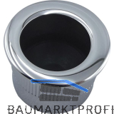 MARCHESI Stirnziehgriff Einlassma� � 25 mm, Aluminium verchromt