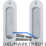 HOPPE Schiebet�rmuschel Set 4930, Aluminium verchromt satiniert