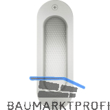 Schiebet�rmuschel FSB 4212 oval,40x120 mm,ungelocht,Aluminium silber eloxiert