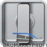 FSB Schiebet�rmuschel 42 4263 eckig, Edelstahl matt