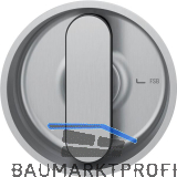 FSB Schiebet�rmuschel 42 4264 rund , Edelstahl matt