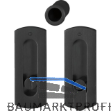 HOPPE Schiebet�rmuschel Set M463 - WC, Messing schwarz satiniert