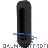 MARCHESI Schiebet�rmuschel oval, 155 x 45 x 2, Edelstahl schwarz