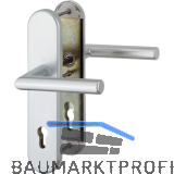 Sicherheits-Dr�ckergarnitur AMSTERDAM, PZ88, RC2, silber eloxiert