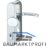 SH-Wechselgarnitur PARIS-auf Schild PZ88, 37-47, SST, mit Kzs., silber