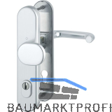 SH-Wechselgarnitur PARIS-auf Schild PZ88, 67-77, SST, mK., ES2, sil.elox