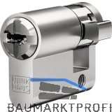 WINKHAUS Einbauhalbzylinder key Tec N-Tra, verschiedensperrend, 30 mm