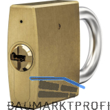 WINKHAUS Vorhangschloss keyTec N-Tra verschiedensperrend B�gelh�he 28 mm Messing