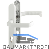 Dr�ckergarnitur LIVERPOOL - Schmalschild PZ, wahlweise, Alu wei� RAL 9016