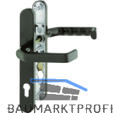 Dr�ckergarnitur LIVERPOOL - Schmalschild PZ, wahlweise, Alu braun elox