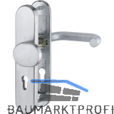 SH-Wechselgarnitur PARIS auf Schild PZ72, 37-47, ohne Kzs., Edelstahl matt