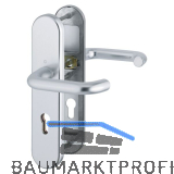 SH-Dr�ckergarnitur PARIS-auf Schild PZ72, 37-47, ohne Kzs., silber elox