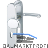 SH-Wechselgarnitur PARIS-auf Schild PZ72, 37-47, ohne Kzs., silber elox