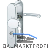 SH-Wechselgarnitur PARIS-auf Schild PZ72, 37-47, mit Kzs., silber elox