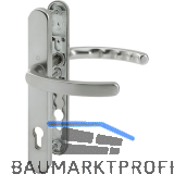 Dr�ckergarnitur LUXEMBOURG - auf LS PZ88, TS 67 - 72 mm, Edelstahl Effekt