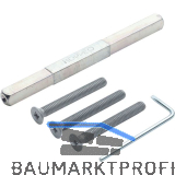 HOPPE Befestigungsset zu Dr�ckergarnituren, T�rst�rke 112 - 117 mm