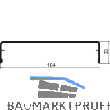 THYSSENKRUPP Syprotech Klipsabdeckung 104/23 Alu blank L=6000 mm