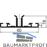 THYSSENKRUPP Syprotech Sprossenprofil 60/7 nicht tragend, L=6000 mm, Alu blank