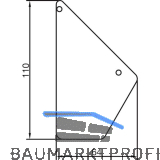 THYSSENKRUPP Syprotech Wandanschlussdeckel Easyline, Alu blank
