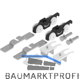 HELM 53 Beschlagset Holz 50 kg ohne Laufschiene