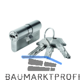WINKHAUS Freilaufdoppelzylinder keyTec N-Tra, verschiedensperrend, 50/50