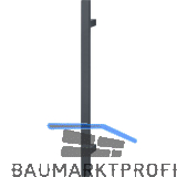 HOPPE B�gelgriff E5726 rechteckig gerade, 800/560, Edelstahl schwarz matt