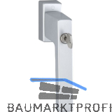 HOPPE Fenstergriff TOULON Sperrzylinder TBT, VK 7x43 mm , silber eloxiert