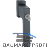 HOPPE Fenstergriff TOULON Sperrzylinder TBT, VK 7x37 mm, schwarz matt