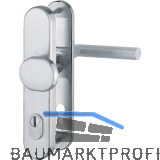 SH-Wechselgarnitur AMSTERDAM mit Kernziehschutz, T�rst�rke 37-47,Edelstahl matt