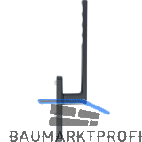 HOPPE Hebeschiebet�rgriff TOULON innen UG, L�nge 253, Aluminium schwarz matt