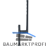 HOPPE Hebeschiebet�rgriff TOULON innen PZ, L�nge 253, Aluminium schwarz matt