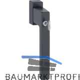 HOPPE Parallel-Schiebe-/Kipp-Griff TOULON sperrbar, Aluminium schwarz matt
