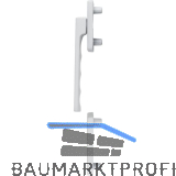 HOPPE Fenstergriff-Halbgarnitur TOULON au�en flach, Aluminium wei�