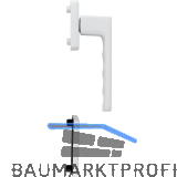 HOPPE Fenstergriff-Halbgarnitur TOULON innen, Aluminium wei�